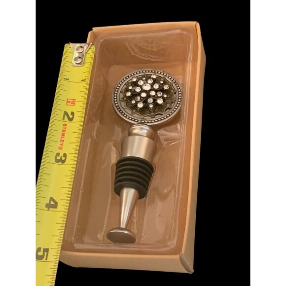 Starburst Wine Bottle Stopper New in Box A Gilded Life Silvestri Demdaco Metal - Picture 6 of 7